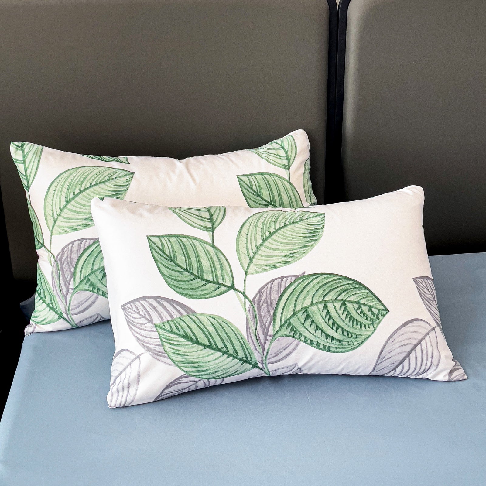 Imagen de Juego de sábanas Juego de sábanas con diseño floral – 4 piezas en color Cama 90 de Meishida